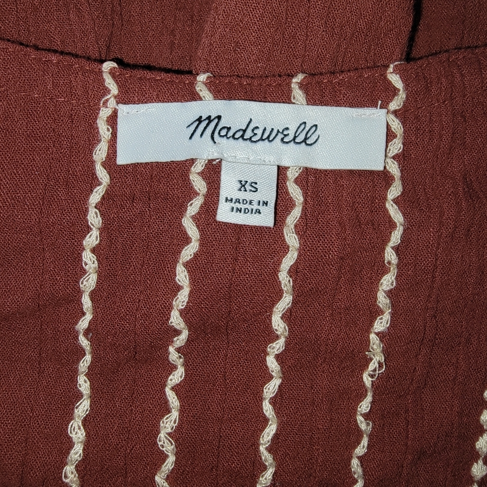 Madewell Faux Wrap Top Size XS - Picture 6 of 13
